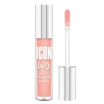 Блеск для губ Luxvisage Icon Lips, с эффектом объёма, тон 502 Creamy Peach, 3.4 г