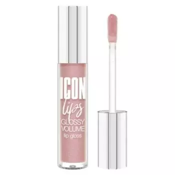 Блеск для губ Luxvisage Icon Lips, с эффектом объёма, тон 504 Dusty Rose, 3.4 г