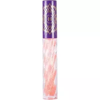 Блеск для губ VS Cristal, тон 04 Прозрачный коралловый с разноцветным глиттером, 3 мл