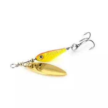 Блесна HACKER SPINNER MINNOW Long, 5 г, цвет 004
