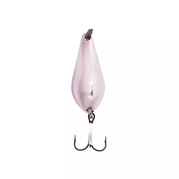 Блесна Питерская колеблющаяся "Атом-2", 5.5 см, цвет белый, 13 г