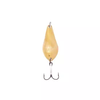 Блесна Питерская колеблющаяся "Атом-2", 5.5 см, цвет жёлто-красный, 13 г