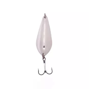 Блесна Питерская колеблющаяся "Атом", цвет белый, 12 г