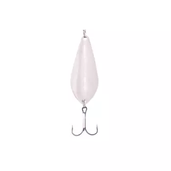 Блесна Питерская колеблющаяся "Атом", цвет белый, 20 г