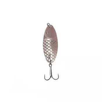 Блесна Питерская колеблющаяся "Черноспинка", цвет белый, 20 г