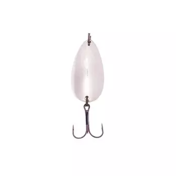 Блесна Питерская колеблющаяся "Кама", цвет белый, 18 г