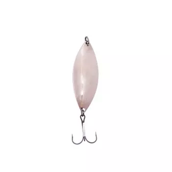 Блесна Питерская колеблющаяся "Крокодил", цвет белый, 15 г