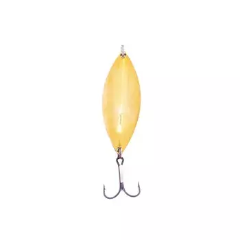 Блесна Питерская колеблющаяся "Крокодил", цвет жёлто-красный, 20 г