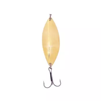 Блесна Питерская колеблющаяся "Крокодил", цвет жёлто-красный, 15 г