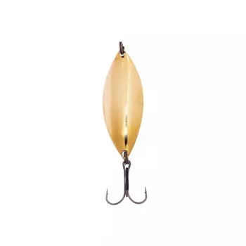 Блесна Питерская колеблющаяся "Крокодил", цвет жёлто-красный, 12 г