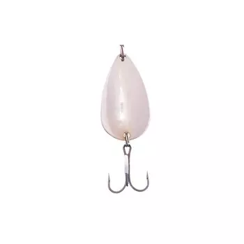 Блесна Питерская колеблющаяся "Ложка-классика", цвет белый, 20 г