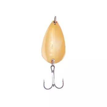 Блесна Питерская колеблющаяся "Ложка-классика", цвет жёлто-красный, 15 г