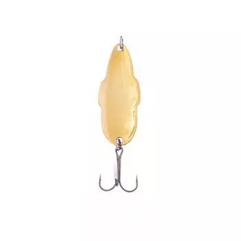 Блесна Питерская колеблющаяся "Протва", цвет жёлто-белый, 14 г