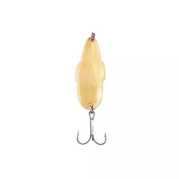 Блесна Питерская колеблющаяся "Протва", цвет жёлто-красный, 18 г