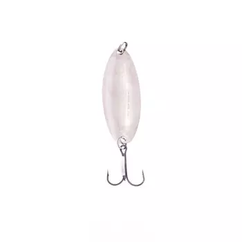 Блесна Питерская колеблющаяся "Щучья", цвет белый, 12 г