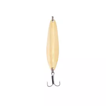 Блесна Питерская колеблющаяся "Судаковая", цвет жёлто-белый, 12 г