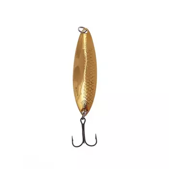 Блесна Питерская колеблющаяся "Удачная", цвет жёлтый, 19 г