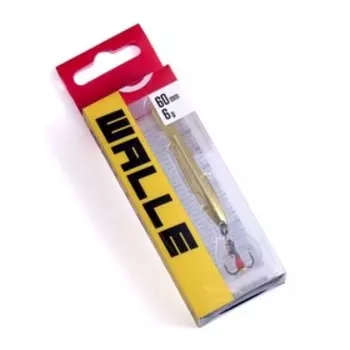 Блесна вертикальная зимняя Lucky John WALLE с цепочкой и крючком, 6 см, GS блистер