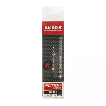 Блесна вращающаяся Akara Action Series Aglia 0, 2.5 г, цвет A8