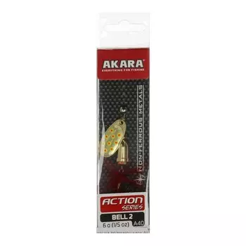 Блесна вращающаяся Akara Action Series Bell, 6 г, цвет A40