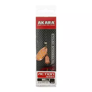 Блесна вращающаяся Akara Action Series Bell, 6 г, цвет A41