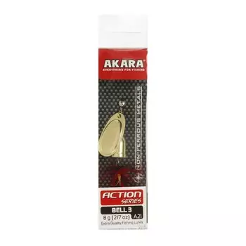 Блесна вращающаяся Akara Action Series Bell, 8 г, цвет A21