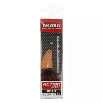 Блесна вращающаяся Akara Action Series Bell, 8 г, цвет A41