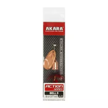 Блесна вращающаяся Akara Action Series Bell, 8 г, цвет A20
