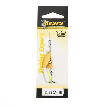 Блесна вращающаяся Akara C-5031, 4 г, цвет Go 116