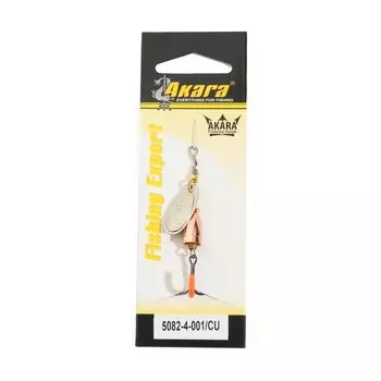 Блесна вращающаяся Akara C-5082, 4 г, цвет 001/Cu