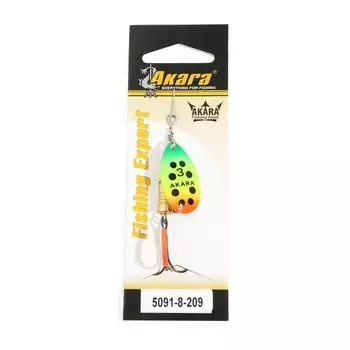 Блесна вращающаяся Akara C-5091, 8 г, цвет 209