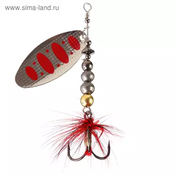 Блесна вращающаяся Lucky John SHELT BLADE Tungsten Body 03, 14 г, 001