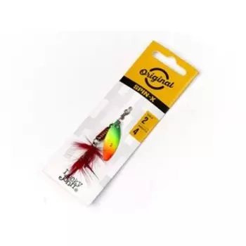 Блесна вращающаяся Lucky John spin x long 02, 4 г, цвет FT