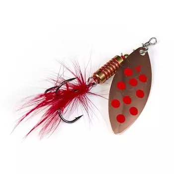 Блесна вращающаяся Lucky John spin x long 04, 9 г, цвет CR