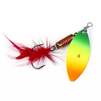 Блесна вращающаяся Lucky John spin x long 04, 9 г, цвет FT