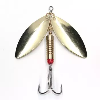 Блесна вращающаяся Namazu Supreme Master, 12 г, цвет латунь