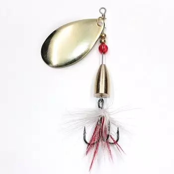 Блесна вращающаяся Namazu Unwin, 15 г, цвет латунь