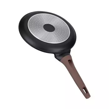 Блинница, d=24 см, толщина стенок 4.5 мм, индукция + ПОДАРОК СИЛИКОНОВАЯ КИСТОЧКА