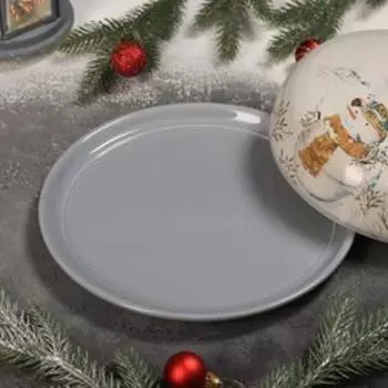 Блинница Доляна «Рождественский снеговик», d=23 см