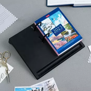 Блок для настольных календарей "Времена года" 160 л, 14х11 см, 2023 год