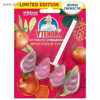 Блок для унитаза Туалетный утенок «Фруктовый бум», 38,6 г