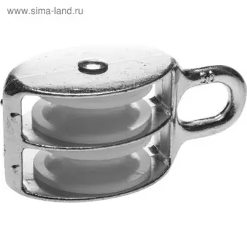 Блок двойной, цинк, 15 мм, в упаковке 200 шт.