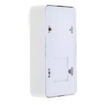 Блок комбинированный "Кунцево" Оптима 8063, 2 клавиши, с розеткой, белый