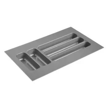 Лоток для столовых приборов CAPPIO, в ящик, 290х485 мм, блок-константа, цвет серый