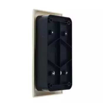 Блок "Кунцево" Селена 8176, 1 клавиша, скрытый, с з/к, цвет слоновая кость