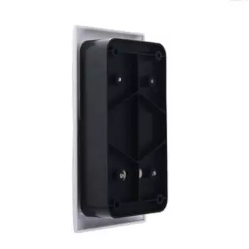 Блок "Кунцево" Селена 8208, 2 клавиши, скрытый, с з/к, белый