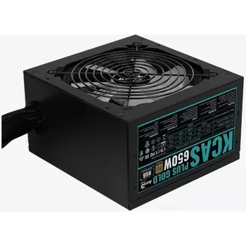 Блок питания Aerocool ATX 650W KCAS PLUS GOLD, 24+2x(4+4)pin, APFC, 120 мм fan, 6xSATA, RTL 937187