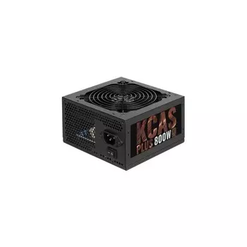Блок питания Aerocool ATX 800W KCAS PLUS 800 80+ bronze (24+4+4pin) APFC 120mm fan 7xSATA RT 10044