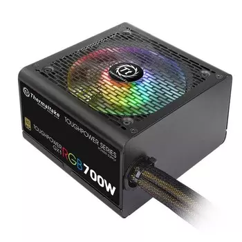 Блок питания Thermaltake ATX 700W Toughpower GX1 RGB 80+ gold (24+4+4pin) APFC 120mm fan col 10044