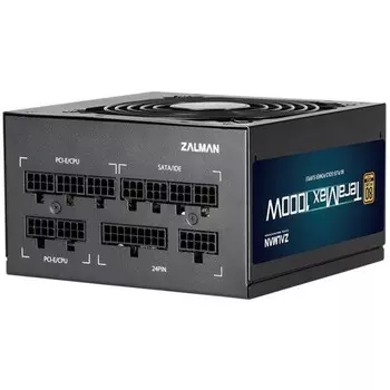 Блок питания Zalman ATX 1000W ZM1000-TMX, 24+4+4pin, APFC, 120 мм fan, 12xSATA, RTL
